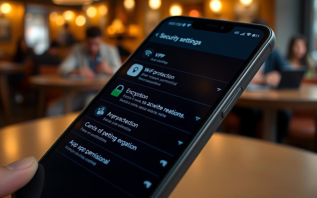 Mobile device security settings